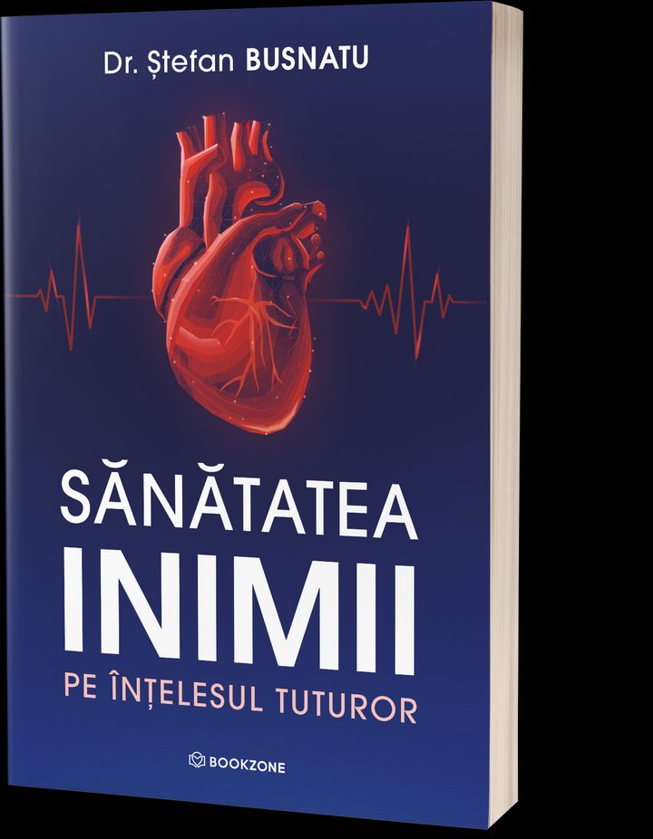 Coperta cărții Sănătatea inimii pe înțelesul tuturor, de Dr. Ștefan Busnatu